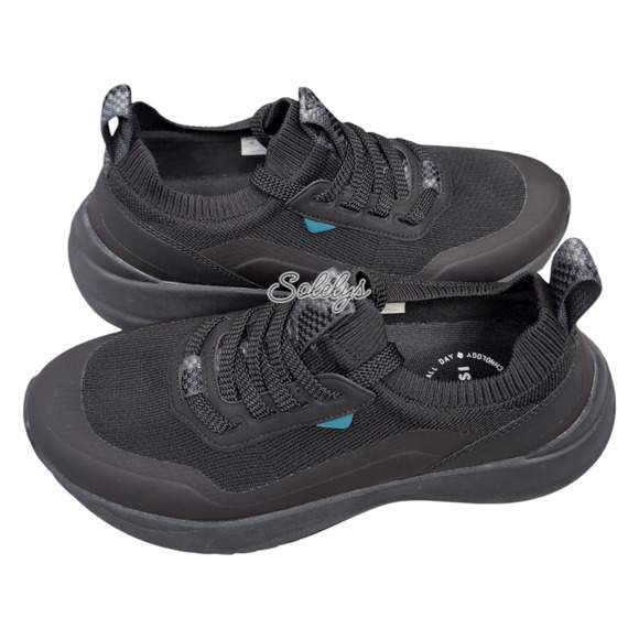Vessi Stormburst Mens 7 Womens 8 Black Low Top Waterproof Knit Sneaker Boot main image 4